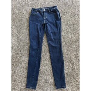 M Jeans by Maurices Womens Size S Dark Wash Mid-Rise Skinny Jeans Stretch